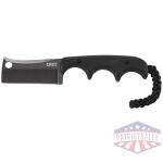 CRKT Minimalist Cleaver Blackout Fixed Knife 2 1/8" Blade Black