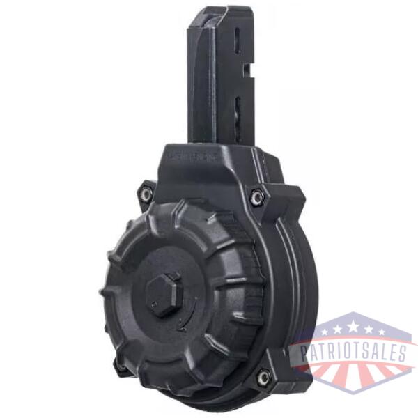 ProMag AR-15 Drum Magazine for Colt / SMG Type 9mm 50/rd Black Polymer
