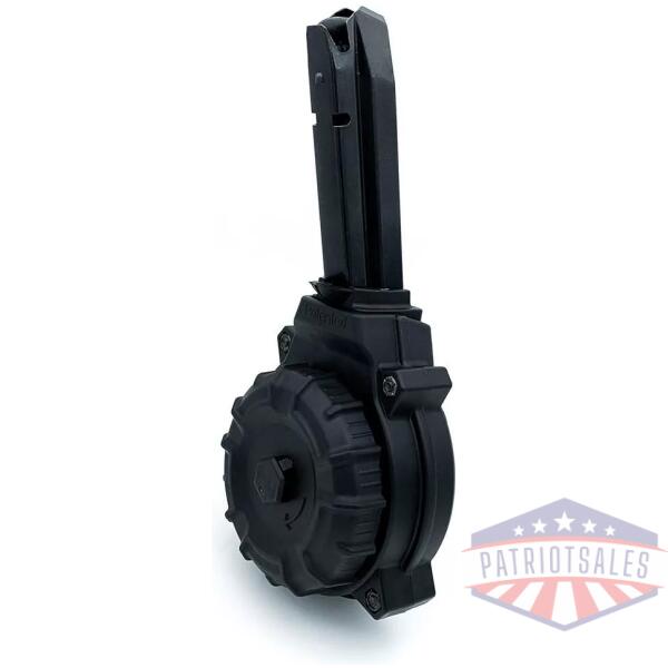 Promag H&K VP9 Handgun Magazine Black Drum 9mm Luger 50/rd
