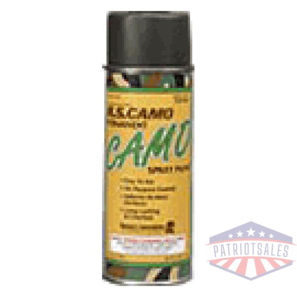 HS CAMO SPRAY PAINT FLAT - BLACK 12OZ