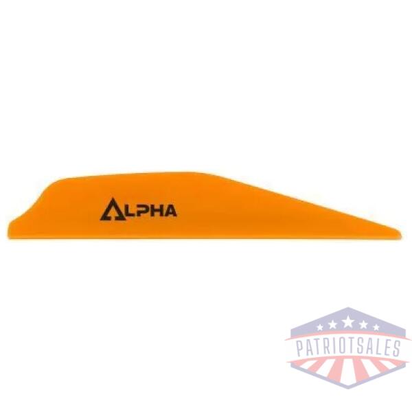 BOHNING ALPHA AR 1250 VANE - 2.8" NEON ORANGE 36PK