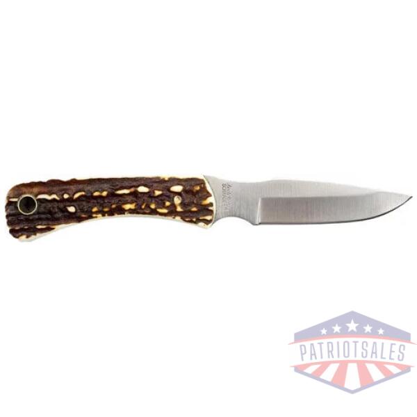 UNCLE HENRY KNIFE NEXT GEN - STAGLON 3.1" CAPER W/LTHR SHTH