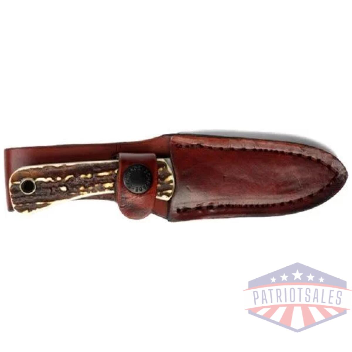Uncle henry knife next gen - staglon 3. 1" caper w/lthr shth - image 2