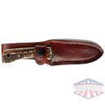 UNCLE HENRY KNIFE NEXT GEN - STAGLON 3.1" CAPER W/LTHR SHTH - Image 2