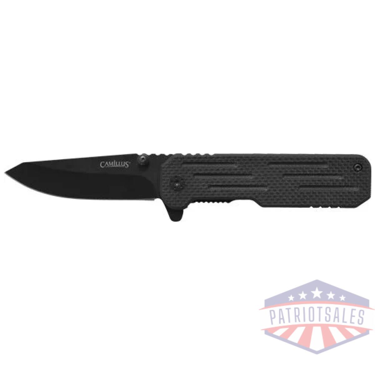 Camillus choff drop point - 2. 75" ss blade nylon black - image 1