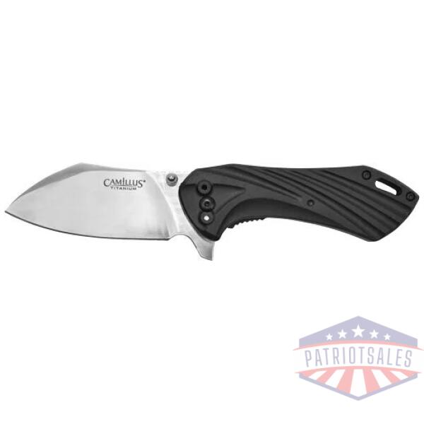 CAMILLUS CHUNK FOLDING CLEAVER - 7.25" OAL STAINLESS/BLACK