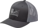 BROWNING CAP ELK RIDGE 110MESH - BACK REC PATCH BLACK/GRAY - Image 2