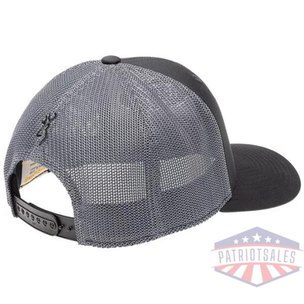 BROWNING CAP ELK RIDGE 110MESH - BACK REC PATCH BLACK/GRAY