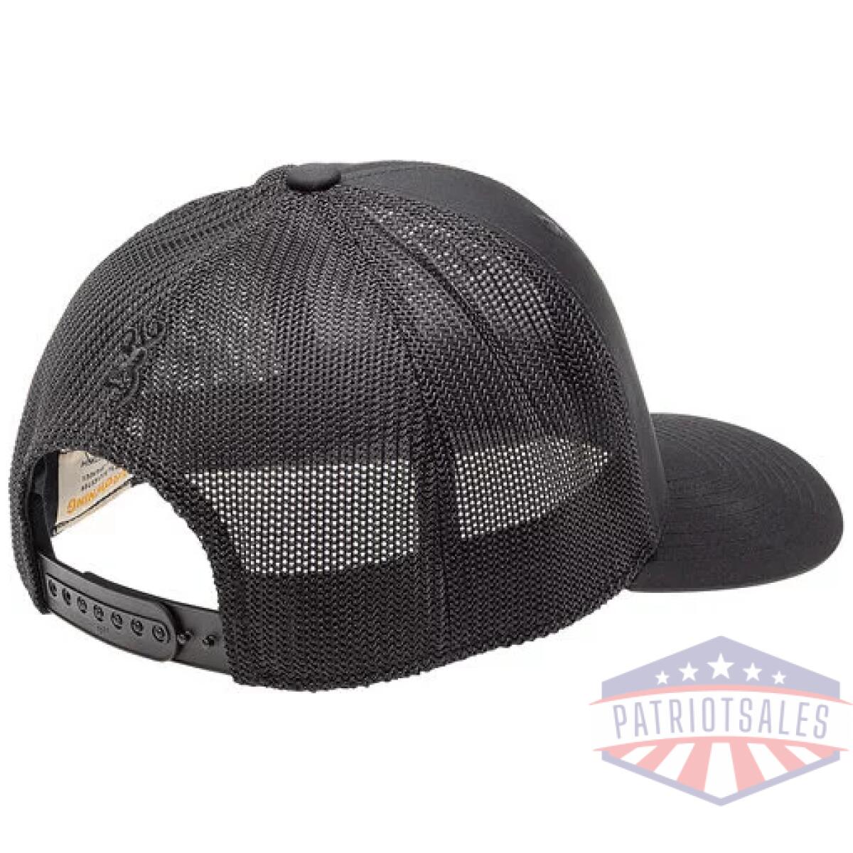 Browning cap elk ridge 110mesh - back rec patch black/gold - image 1