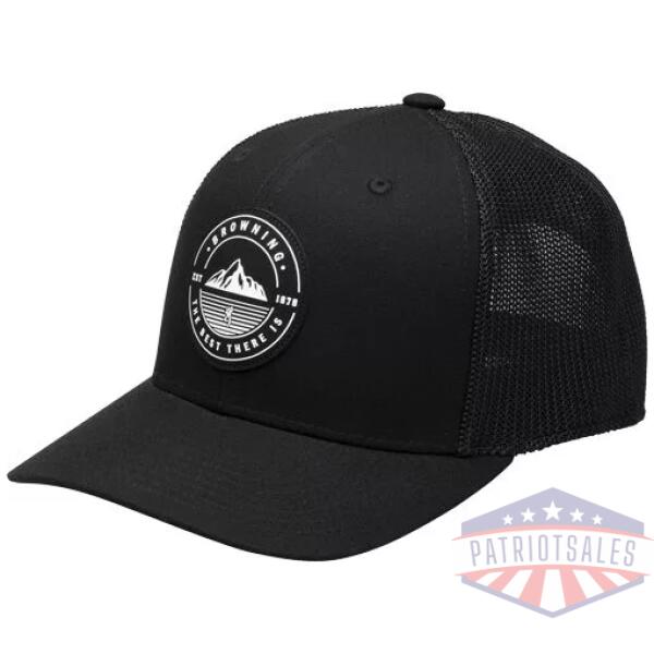 BROWNING CAP SOUTH SLOPE MESH - BACK BG CIRCLE LOGO CHARCOAL