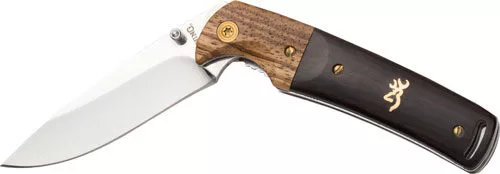 BROWNING KNIFE BUCKMARK - FOLDING HUNTER 3" BLADE WOOD