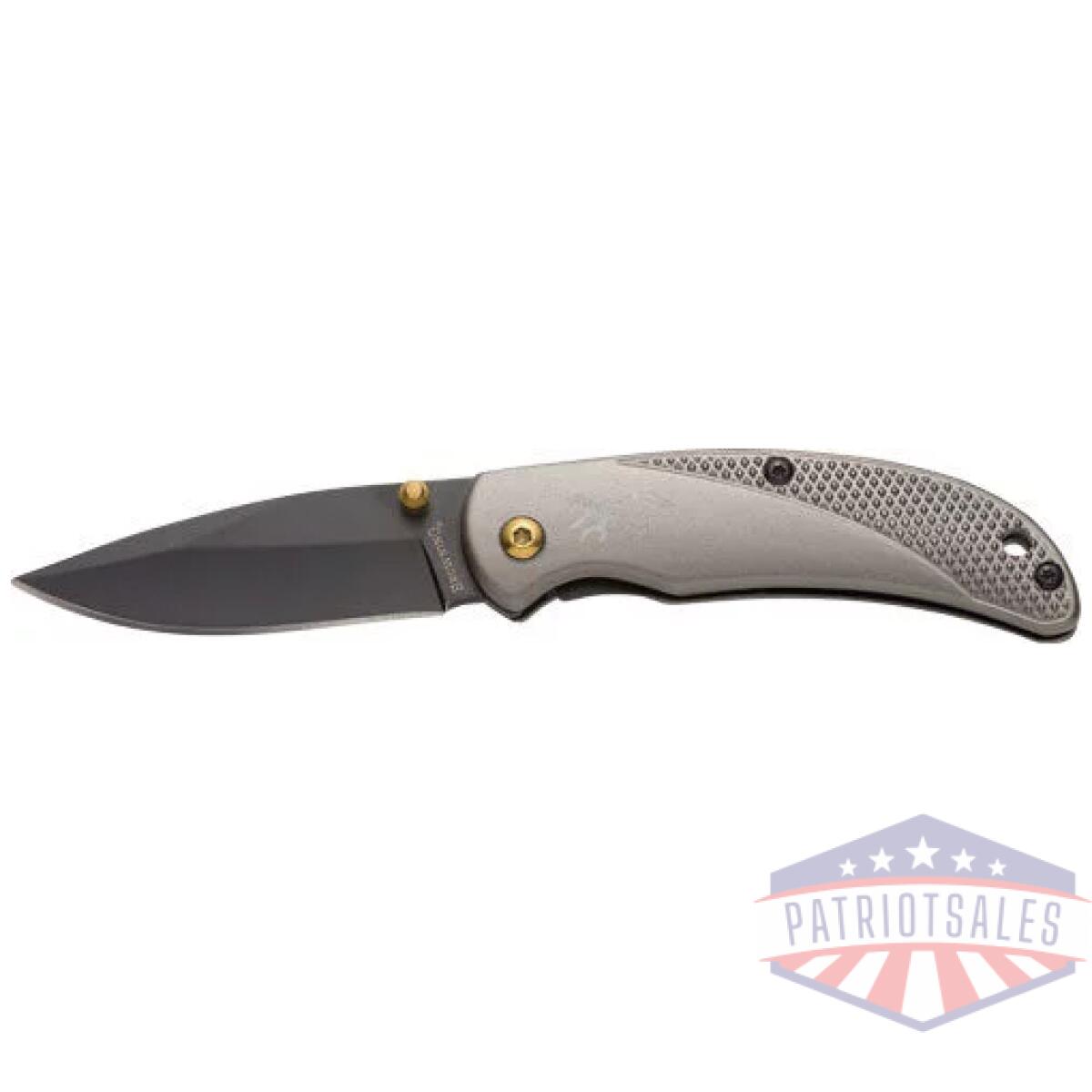 Browning knife prism iii fldng - hunter 2. 38" blk/carbon gray - image 2