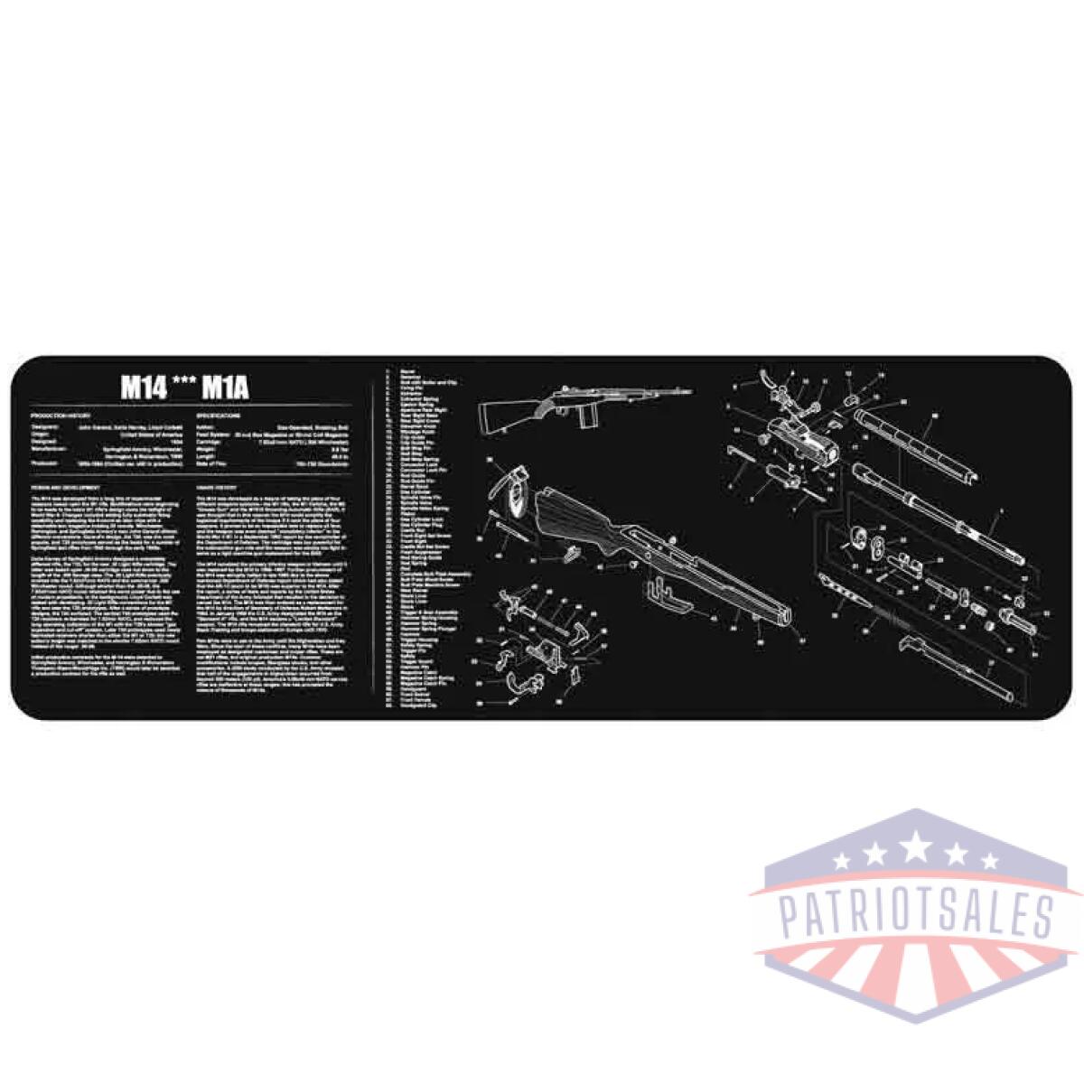 Tekmat armorers bench mat - 12"x36" m14/m1a - image 1