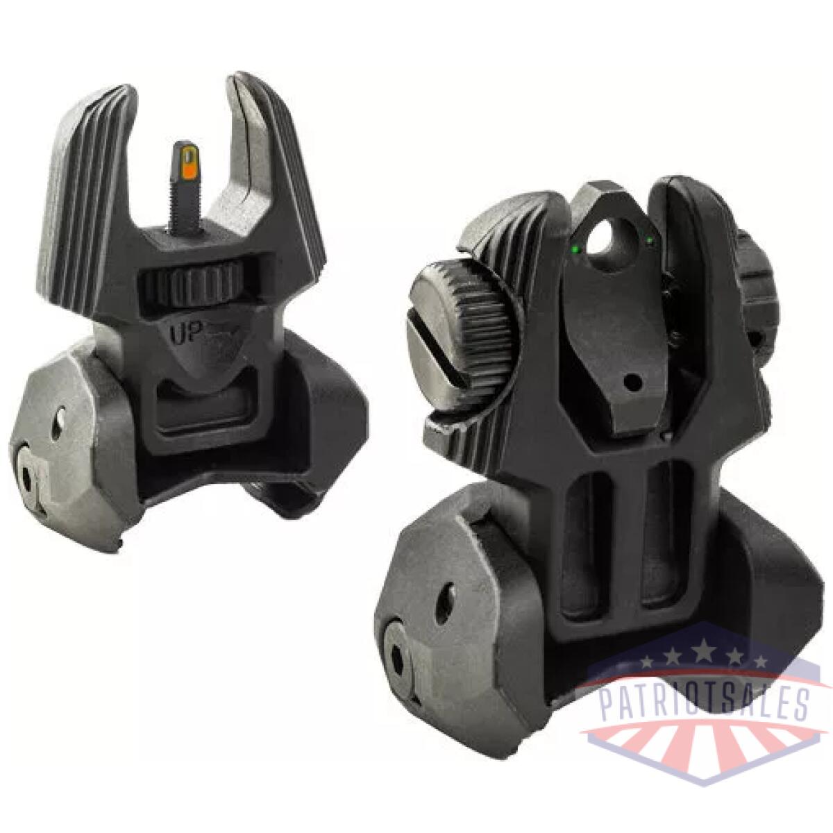 Meprolight front & rear flip - up sights tritium 2 rear dots - image 2