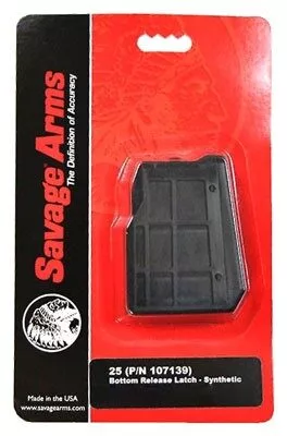 SAVAGE MAGAZINE MODEL 25 - 17 HORNET 4RD SYNTHETIC MATTE