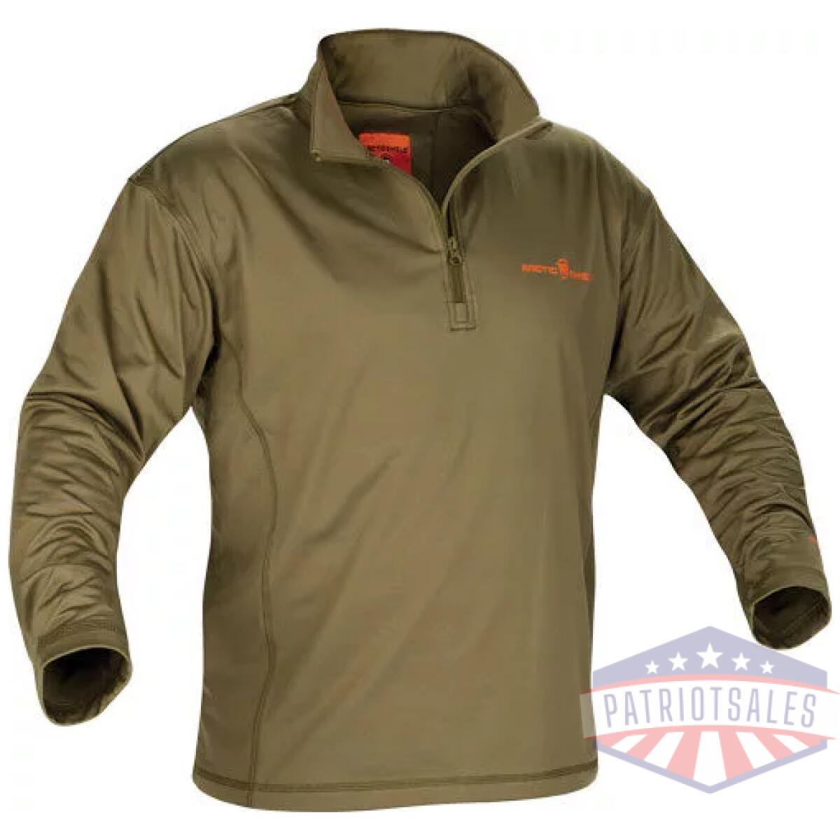 Arctic shield midweight base - layer top winter moss xx-large - image 1