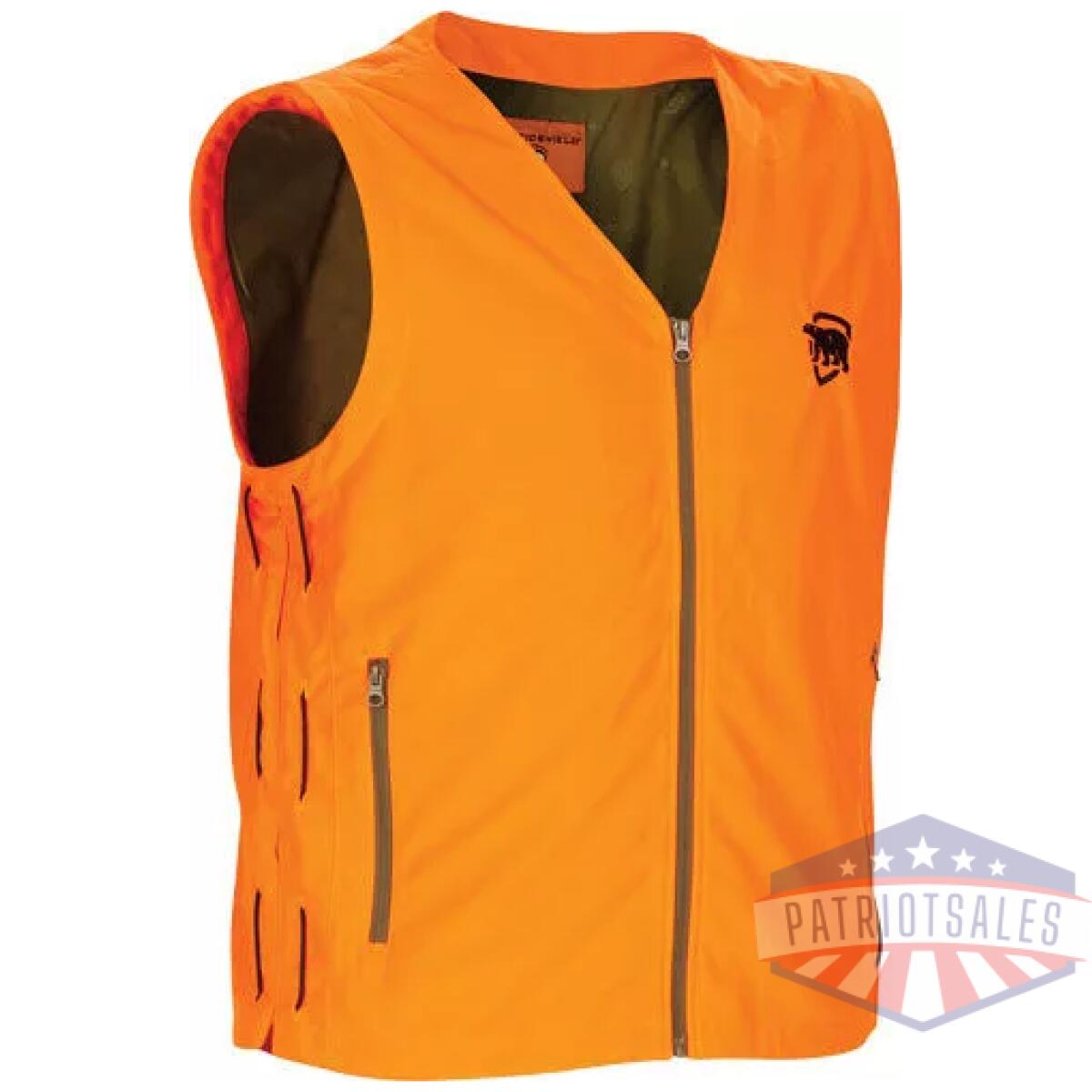 Arctic shield vest blaze - orange w/pockets x-large - image 1