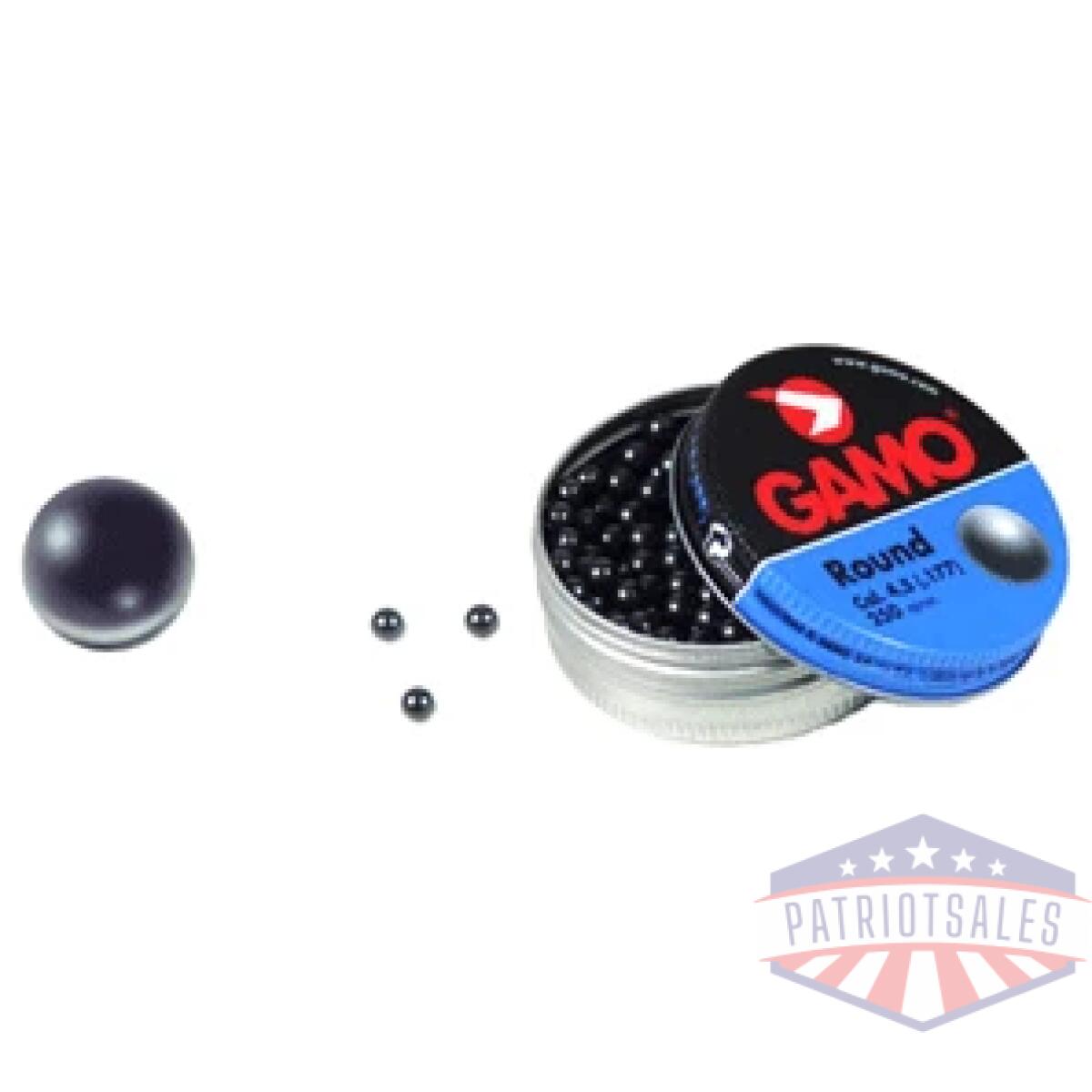 Gamo 177 lead roundball bb's - 8. 2 grains 250pk tin - image 2
