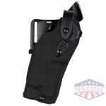 Model 6360RDS ALS/SLS Mid-Ride, Level III Retention Duty Holster for Glock 17 w/ Compact Light
