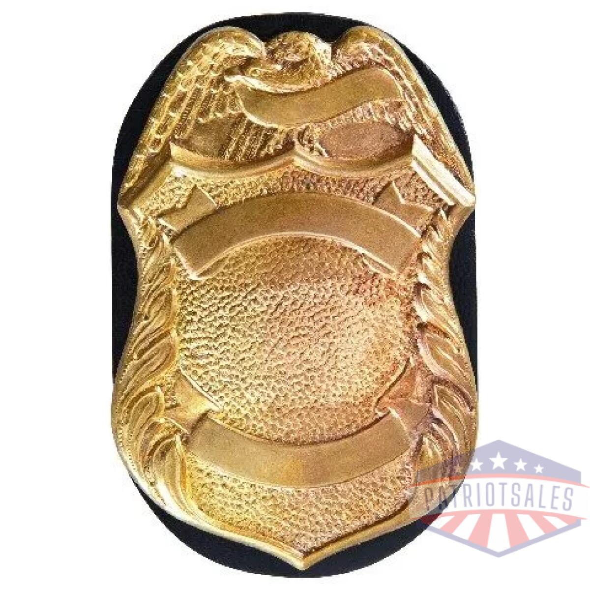 Model 7350-04 badge holder oval, clip-on - image 1