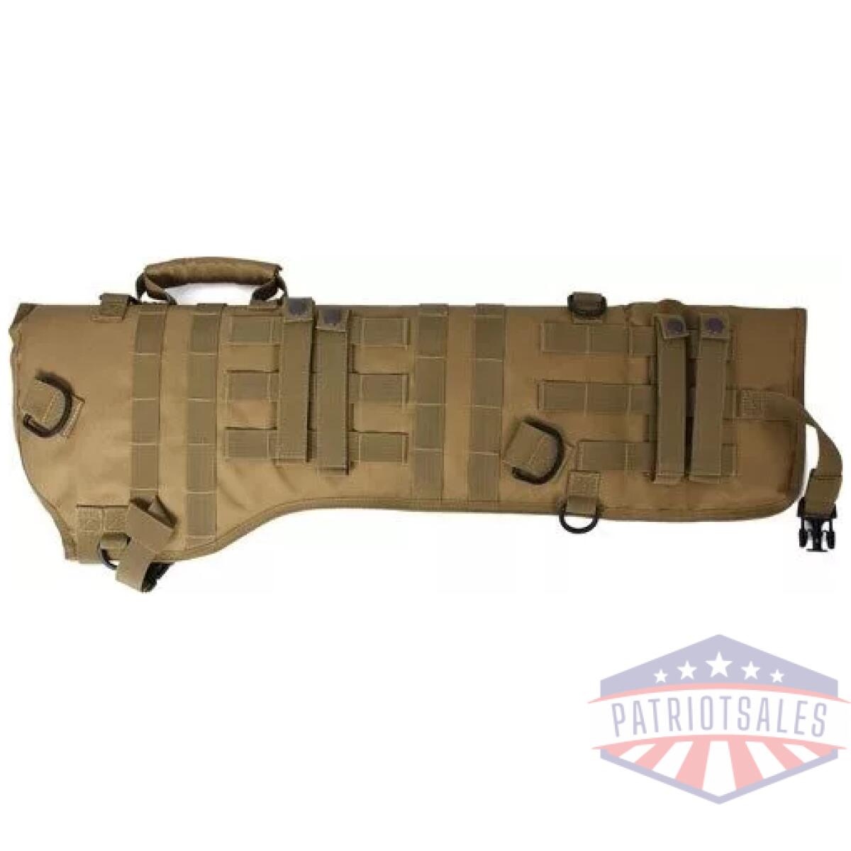 Red rock molle rifle scabbard - coyote tan - image 3