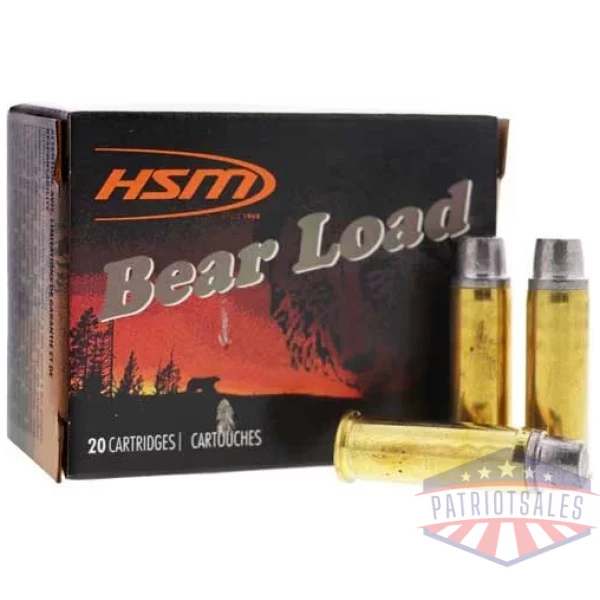 HSM BEAR 10MM 200GR LEAD-RN FP - GAS CHECK 20RD 20BX/CS