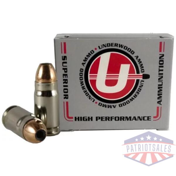 UNDERWOOD 357 SIG 115GR JHP - 20RD 10BX/CS