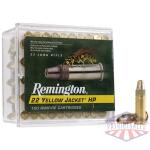 REMINGTON YELLOW JACKET 22LR - 33GR TC LEAD-HP 100RD 50BX/CS