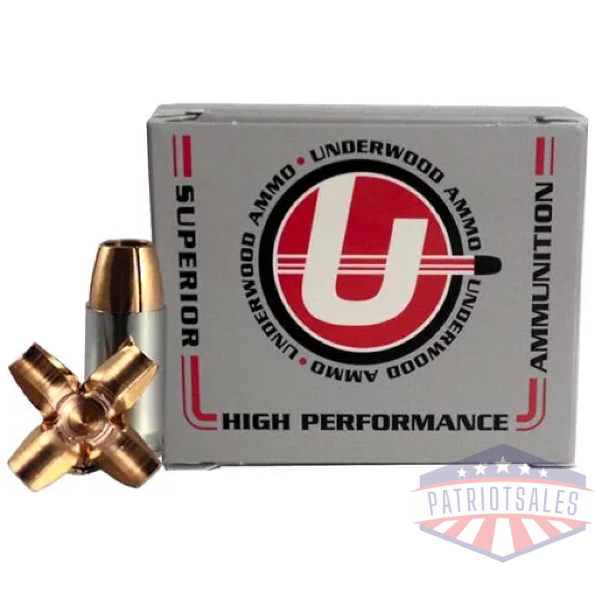 Underwood 40 sw 140gr - maxium expansion 20rd 10bx/cs - image 1