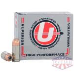 UNDERWOOD 45 ACP +P 185GR JHP - 20RD 10BX/CS