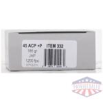 UNDERWOOD 45 ACP +P 185GR JHP - 20RD 10BX/CS - Image 2