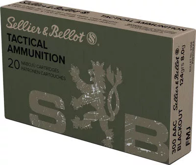 S&B 300 AAC 124GR FMJ - 20RD 50BX/CS