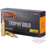 HSM TROPHY GOLD 6.5 PRC - 140GR BERGER VLD 20RD 25BX/CS
