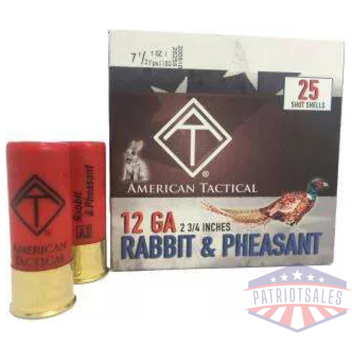 Ati game load 12ga 2. 75" 1oz - #6 250rd case lot - image 1