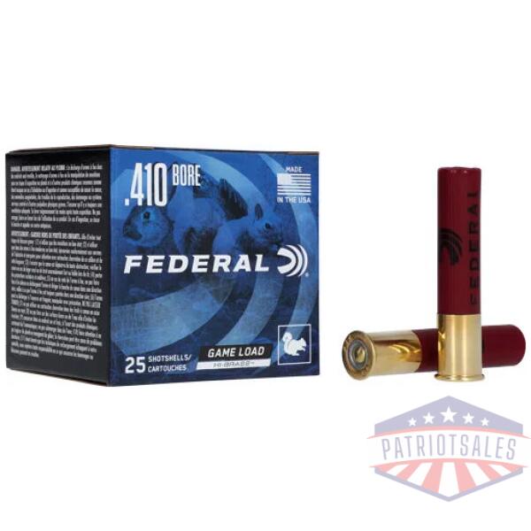 FEDERAL GAME LOAD 410 3" - 11/16OZ #5 25RD 10BX/CS