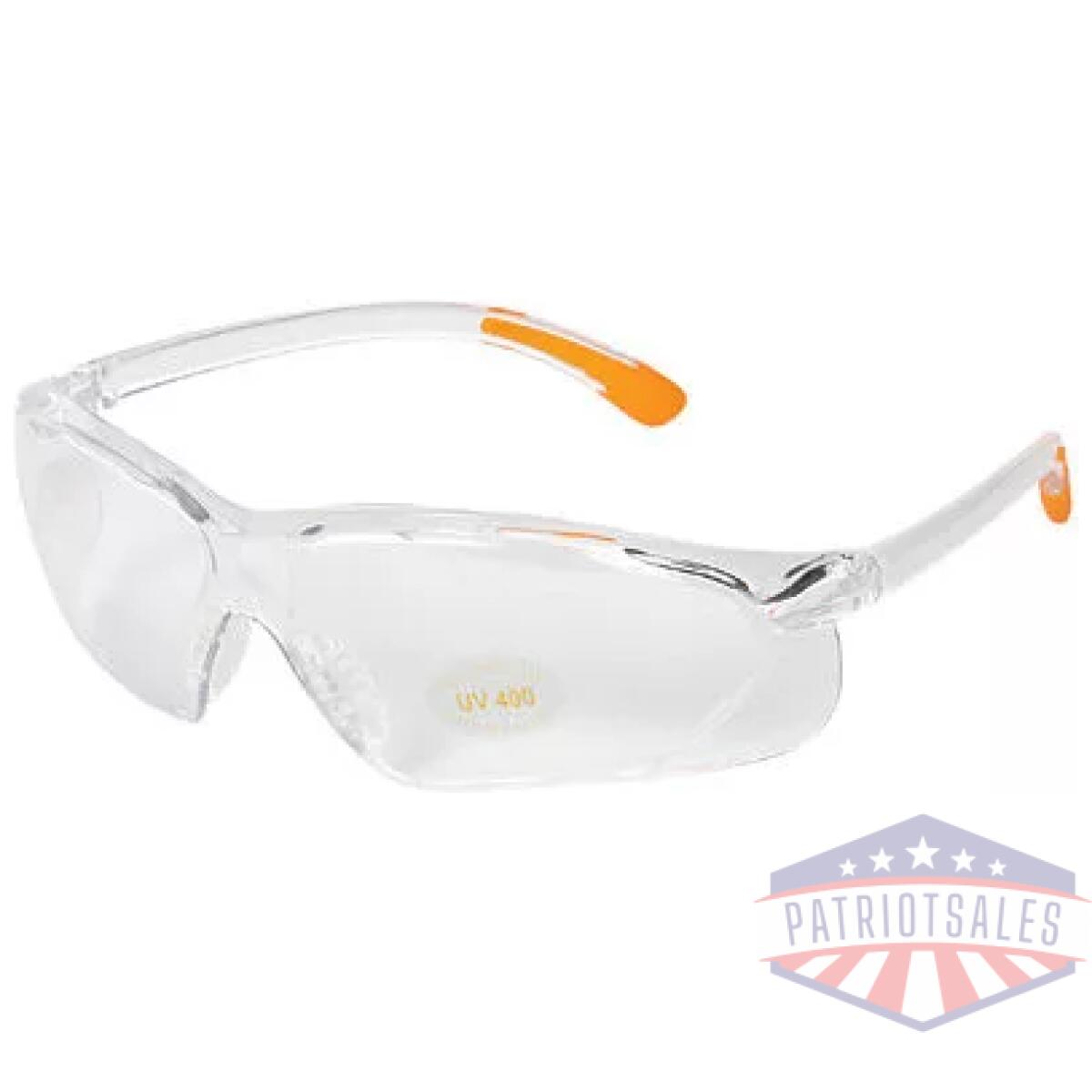 Allen shooting glass clear w/orange - image 1