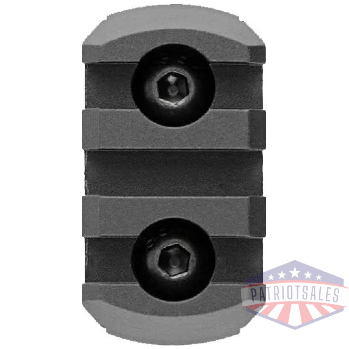 Armaspec picatinny rail covers - m-loc 3 slot black - image 1