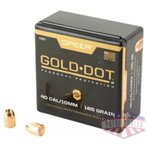 SPR GOLD DOT .400 165GR HP 100CT