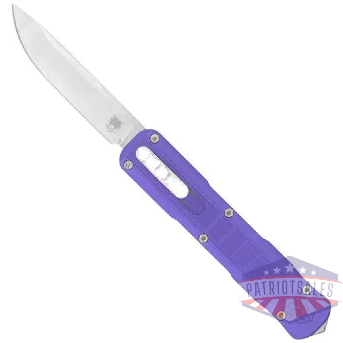 Cobratec small raptor otf - purple 2. 5" drop point - image 1