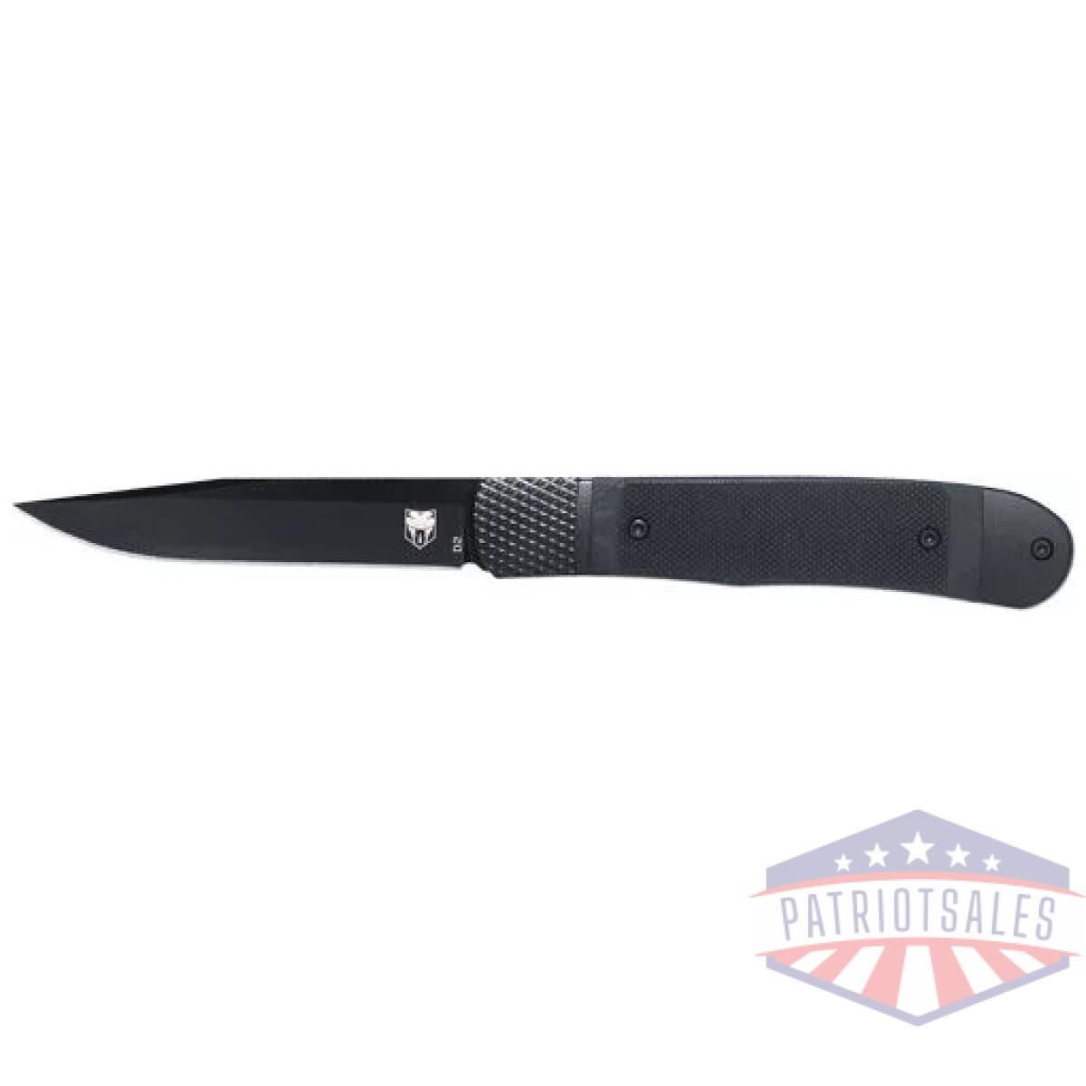 Cobratec trapper hidden - release 3. 12" black g-10 hndle - image 1