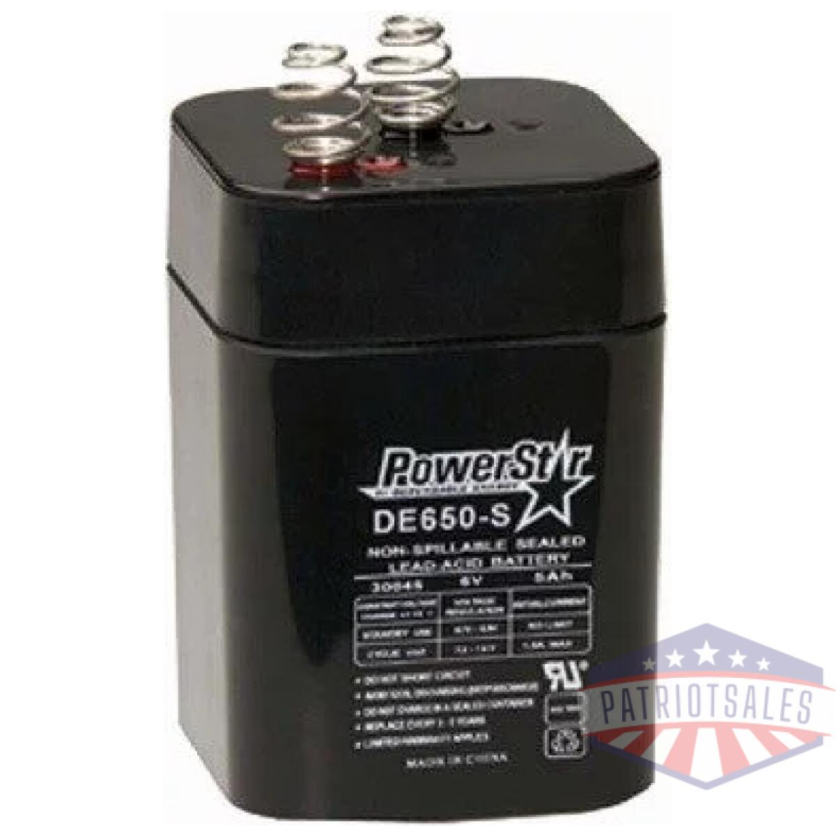 American hunter battery - rechargeable 6v 5amp springtop - image 1