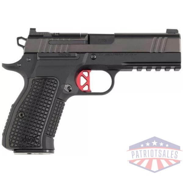DW DWX COMPACT, OPTIC READY 9MM, BLK ALUMINUM FRAME, FRONT TRITIUM NIGHT SIGHT/HENNING BATTLEHOOK REAR, BLK ALUINUM GRIPS, 15RD