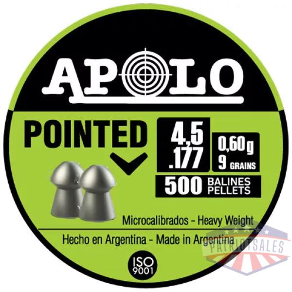 HATSAN APOLO 177 POINTED - 9 GRAIN 500 PACK