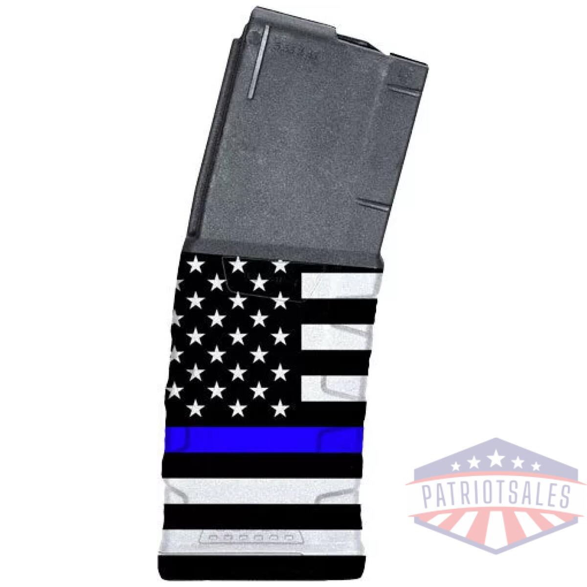 Mft exd magazine ar15 5. 56x45 - 30rd blue line flag - image 1