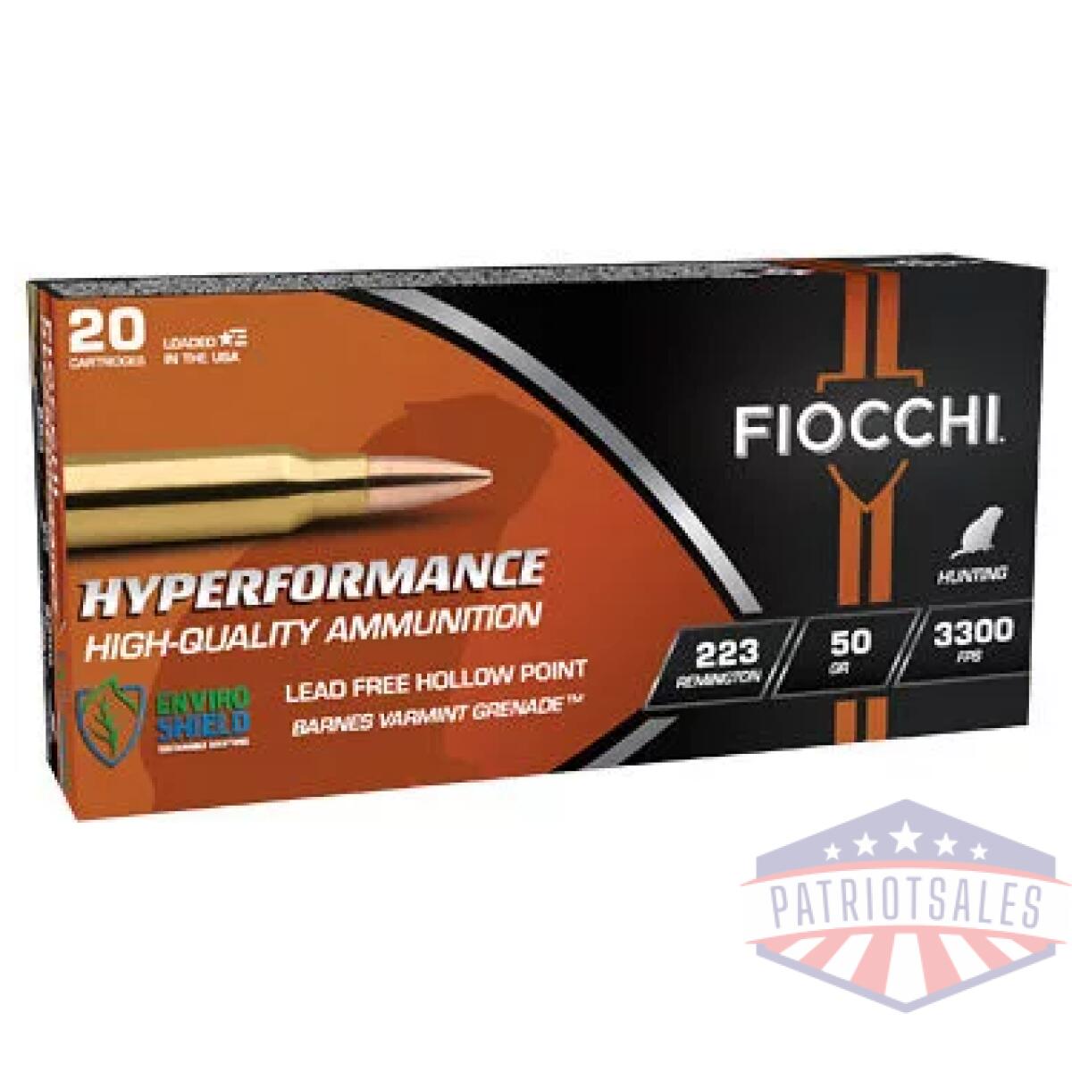 Fiocchi hypr 223rem 50gr hp 20/200 - image 1