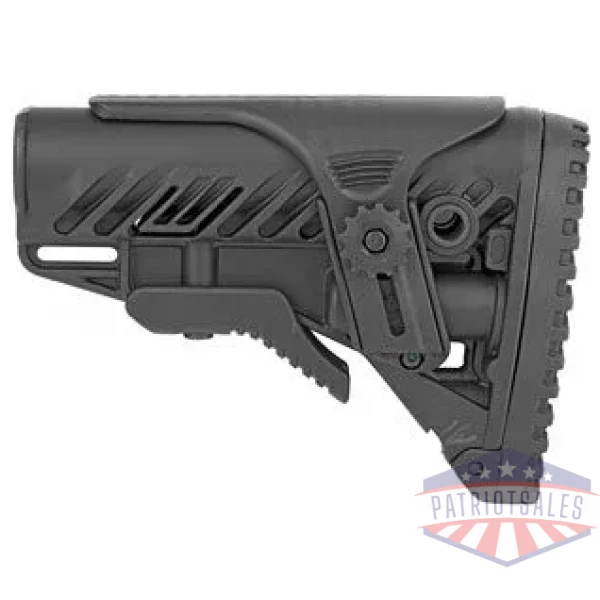 FAB DEF AR15 TACT STOCK ADJ BLK