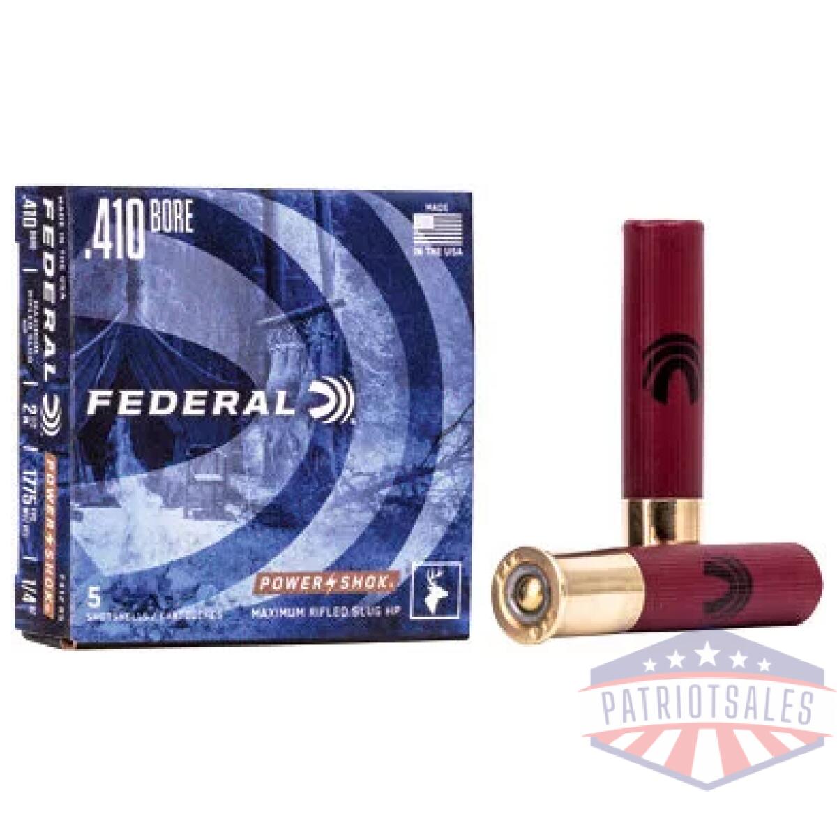 Fed pwrshk 410ga 2. 5 mx rfl sl 5/250 - image 1