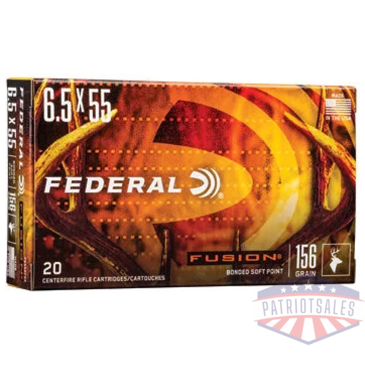 Fusion 6. 5x55 swdsh 156gr sp 20/200 - image 1