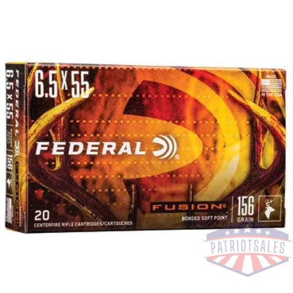 FUSION 6.5X55 SWDSH 156GR SP 20/200