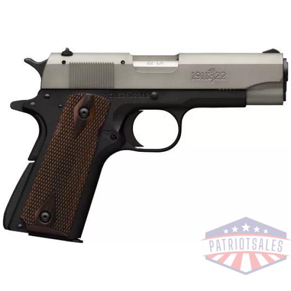 BROWNING 1911-22 22LR 4.25" - FS MATTE GRAY/ROSEWOOD